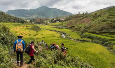 1-Day Sapa Long Trek - Rice Field Terrace, Ethnic Culture - Down into Muong Hoa Valley: Y Linh Ho, river sounds, and rice terraces