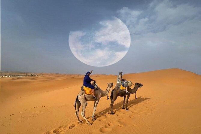 1 night Camel trek in Merzouga Desert Luxury Camp NO EXTRA - Sandboarding included: fun, but come with the right expectations