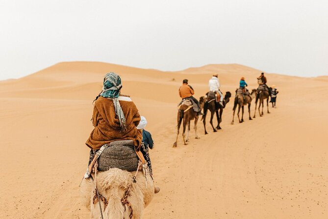 1 night Camel trek in Merzouga Desert Luxury Camp NO EXTRA - The sunset break in the dunes: photos and the mood shift