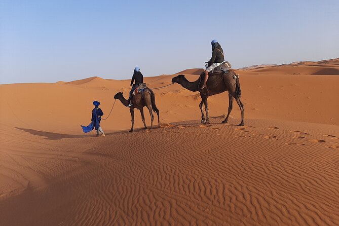 1 Night Camel Trekking in Merzouga - Sleeping in a real-bed tent, then waking for sunrise