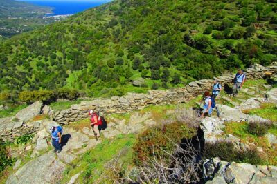 10-Day Inn-to-Inn Self-Guided Trekking Holiday Andros Trail - Cyclades - Day 1 in Gavrio: arrive, settle, and get your bearings