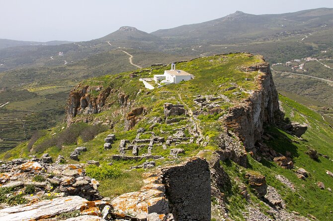 10-Day Inn-to-Inn Self-Guided Trekking Holiday Andros Trail - Cyclades - Day 5: Panachrados Monastery, Gerakonas ridge, and the Korthi seaside area