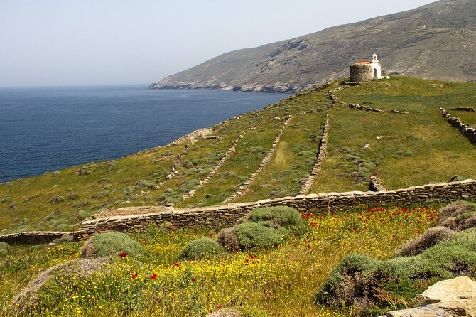 10-Day Inn-to-Inn Self-Guided Trekking Holiday Andros Trail - Cyclades - Day 6: Andros Town, old roads between medieval castles, watermills, and an arched bridge