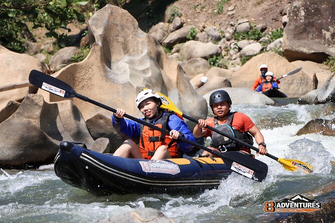 10KM Inflatable Kayaking and 3HR Trekking Adventure - Gear, towels, and showers back at camp