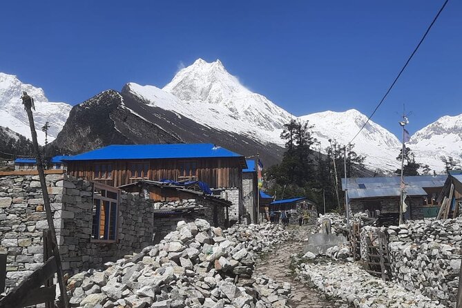 16 Day Private Manaslu Circuit Trekking - From Namrung to Lho Village: big peak views begin to show up