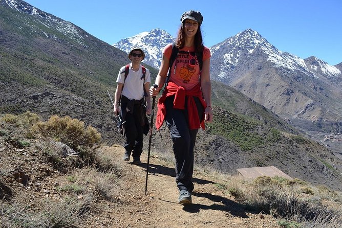 2 Day Mount Toubkal Trek 4167m - Day 1: Armed village, Sidi Chamharouch, then up to the Neltner refuge
