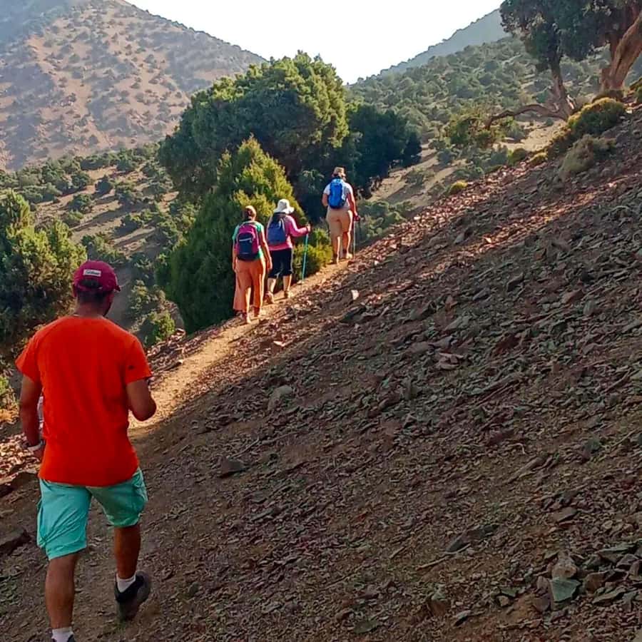 2-Day Trek, Berber Villages, and Stay in Azzaden Valley - Day 1 to Tizi Mzik: hike with a waterfall break built in