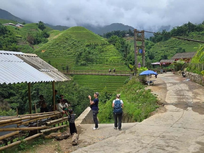 2 Night Lao Chai-Ta Van Homestay- Trekking & Fansipan Visit - Day 3: Giang Ta Chai suspension bridge, then Hanoi—plus the Fansipan cable car option
