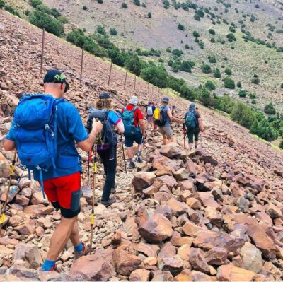 3 Days Trek Atlas Mountains Berber Villages from Marrakech - Tizi Mazik and the Tamsoult waterfall: the day 2 climb