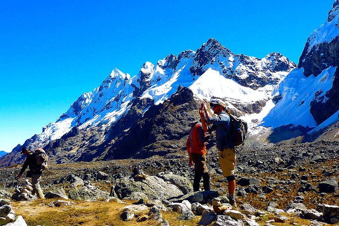 5 Day - Salkantay trek to Machu Picchu - Group Service - Crossing the Huayracpunco pass at 15,200 feet (and cold reality)