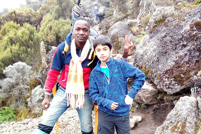 5 Days Marangu Route - Mount Kilimanjaro Trek - Day 2: Rainforest walking to Mandara Hut, with primates and Maundi views