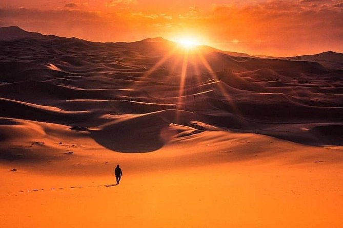 6 days trekking To The heart of Desert - Erg Zahar is the big walking day: dunes, sunset ride, and desert cooking