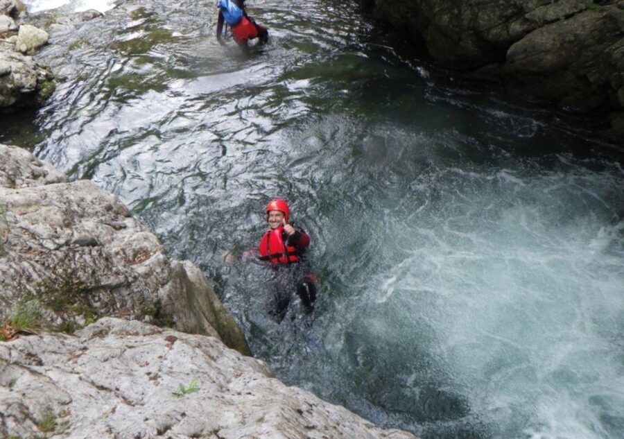 Adrenaline River Trekking in Brembana Valley - The 3.5-hour river route: walking, rock moves, water slides, and the 3m jump