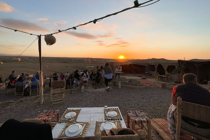 Agafay Desert: Camel Trek, Quad Biking Adventure, Dinner Show - Mint tea at a local camp: Berber hospitality, with a real pause