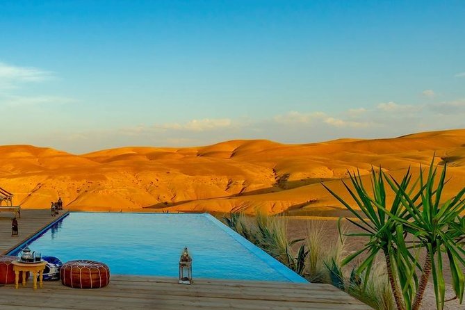 AGAFAY DESERT: Exclusive Sunset Camel Trek with Dinner in Agafay - Pickup, Mobile Ticket, and Staying On Time