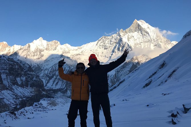 Annapurna base camp trek 5 Days - Day 5 Upper Sinuwa to the Morning Machhapuchare Moment