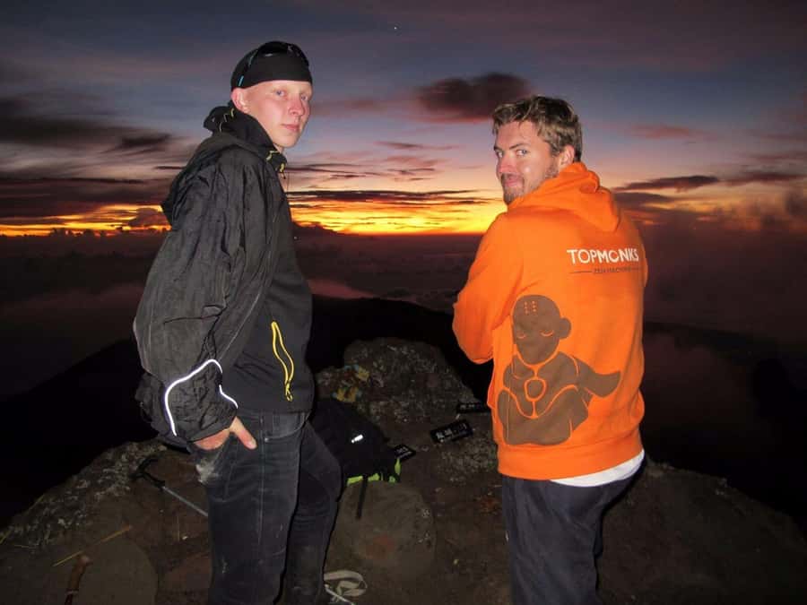 Bali: Mount Agung Sunrise Trekking Tour via Besakih Temple - The climb from 11:00 PM: jungle, volcanic sand, and steep terrain