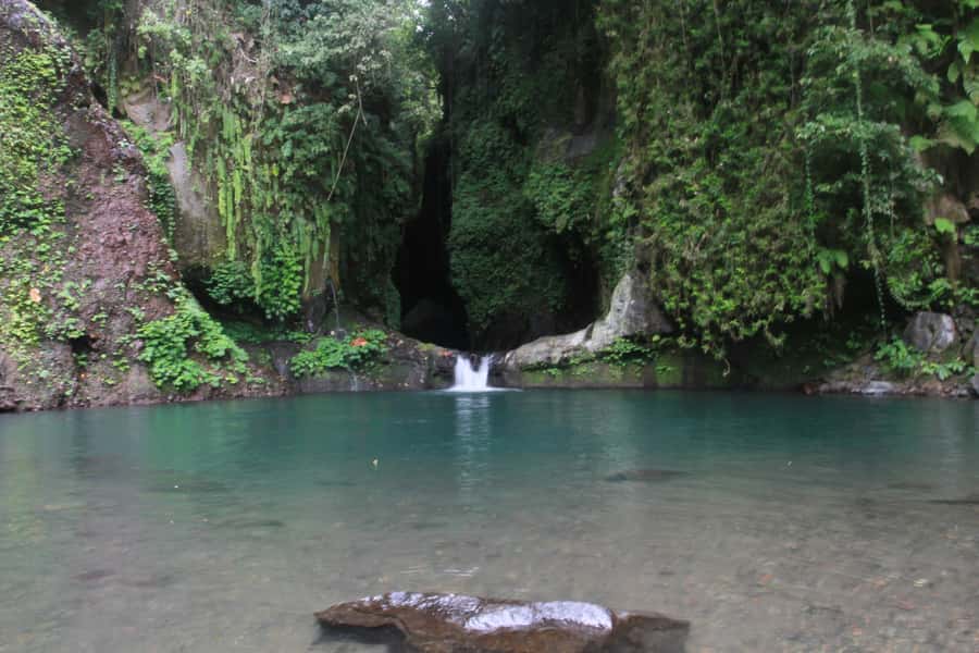 Bali: Sambangan Waterfalls Trekking, Sliding, & Jumping Trip - Blue Lagoon and Sambangan Secret Garden: swim-friendly scenery with canyon views