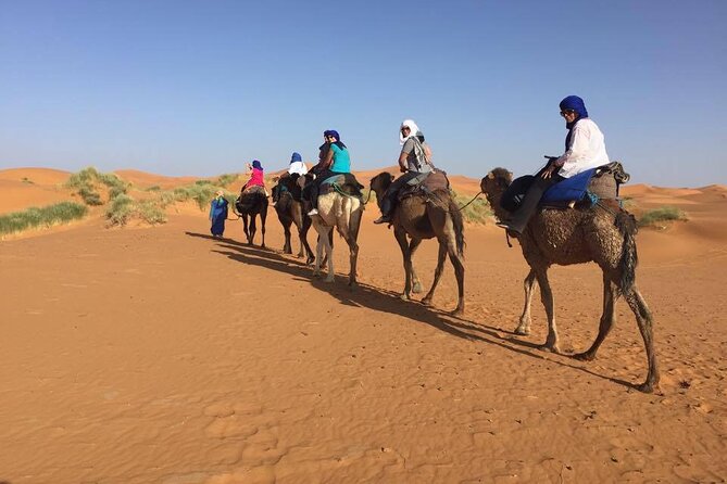 Camel trek with 1 Night in Luxury camp with Dinner+ Sundbording - Dinner, Drummers, and the Campfire Part That Actually Matters