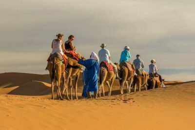 Camel trek with 1 Night in Luxury camp with Dinner+ Sundbording - Sunset and Dawn Views That Don’t Feel Like a Rush