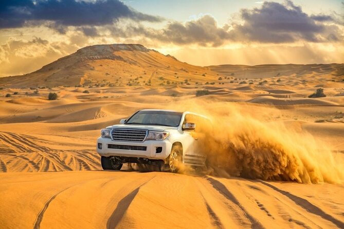 Camel Trekking Dubai with Dune Bashing and Sand Boarding - 4x4 dune bashing: adrenaline with a safety-first feel