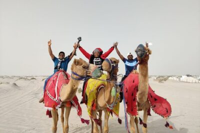 Camel trekking on the Dunes with Sunset - Getting there: pickup around Doha and keeping the day easy