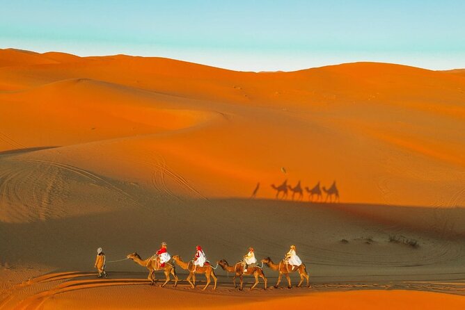 Camel trekking overnight in Merzouga desert camp - The Sunset Camel Trek (About 40 Minutes) on the Dunes
