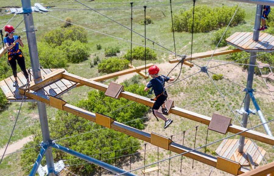 Castle Rock: The EDGE Epic Sky Trek - Upper levels and the 6.5 ft reach: where confidence becomes a skill