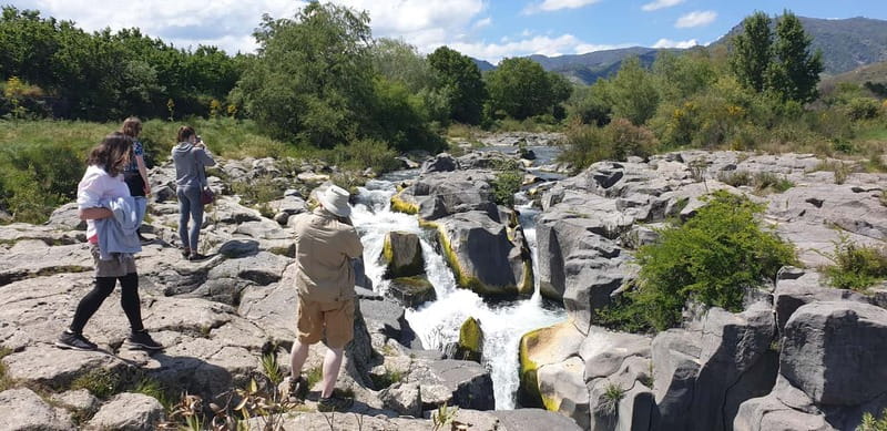Catania: Etna 3000m and Alcantara Gorges Trek with Pickup - The Alcantara Gorges walk: basalt columns plus a river inside the canyon