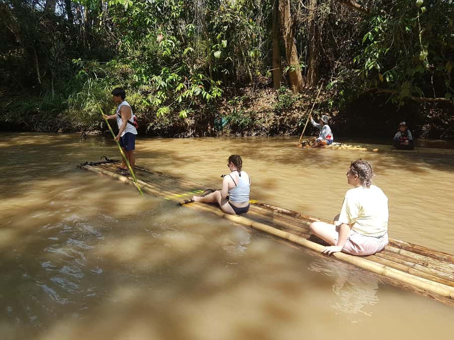 Chiang Mai: 2-Day Jungle Trek with Elephant Farm & Raft Ride - Second Day: Waterfall Swim and Bamboo Rafting Wrap-Up