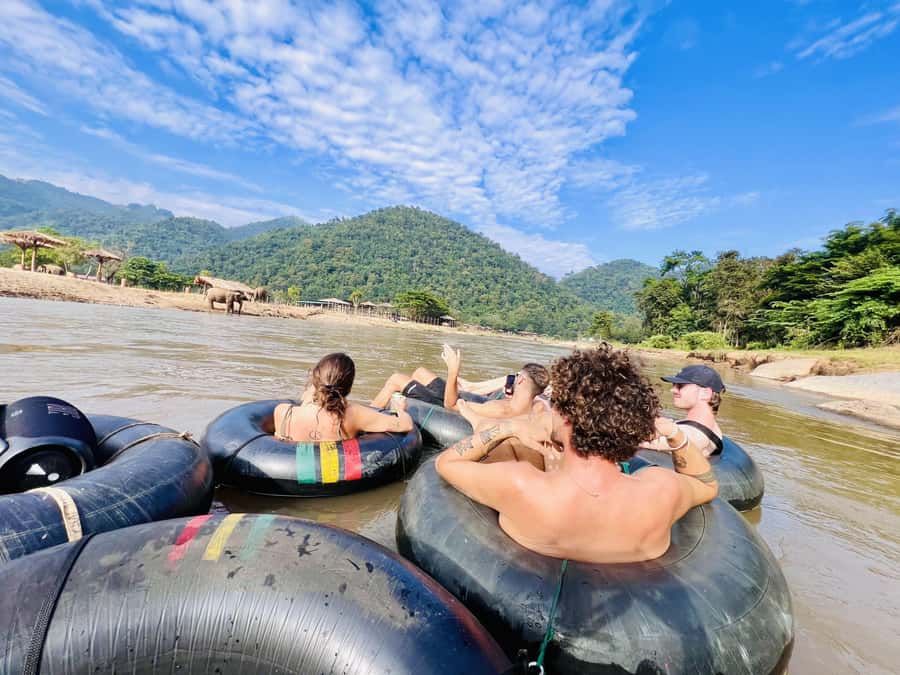 Chiang Mai 2-Day: Trekking, Tubing, Waterfalls & Elephant - Saa Gee Waterfalls slide: the quick walk that turns into fun