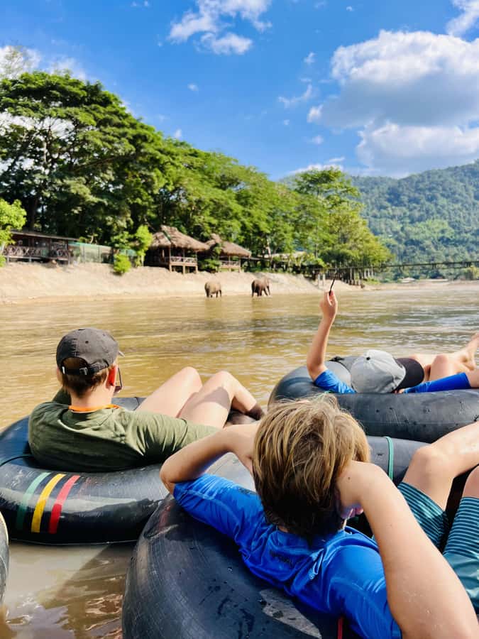 Chiang Mai 2-Day: Trekking, Tubing, Waterfalls & Elephant - Dinner, bonfire vibes, and sleeping in the jungle