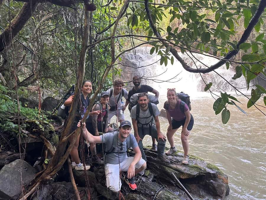 Chiang Mai: 2-Days Jungle Trek, Waterfalls and Karen Village - Day 1 on the trail: White Karen farmlands, waterfall lunch, and Tribe Cottage night