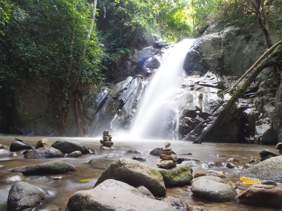 Chiang Mai: Chiang Dao Caves and Jungle Trek with Lunch - Wat Ban Den Temple: Blue Colors, 1 Hour That Ends the Day Beautifully