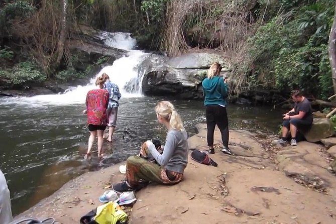 CHIANG MAI: Doi Inthanon-Trekking Pha Dok Seaw-Waterfall-Lunch - Karen hill tribe stop and terrace rice fields at Ban Mae Klang Luang