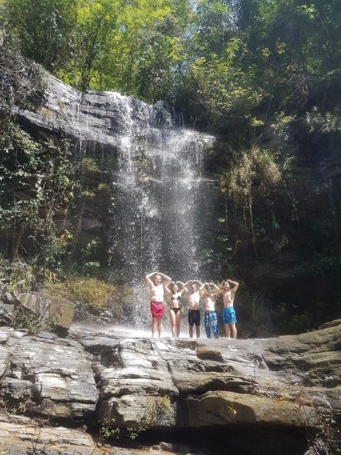 Chiang Mai: Elephant Sanctuary & Jungle Trek w/ Waterfall - Mae Wang River bamboo rafting: calm water, active sitting