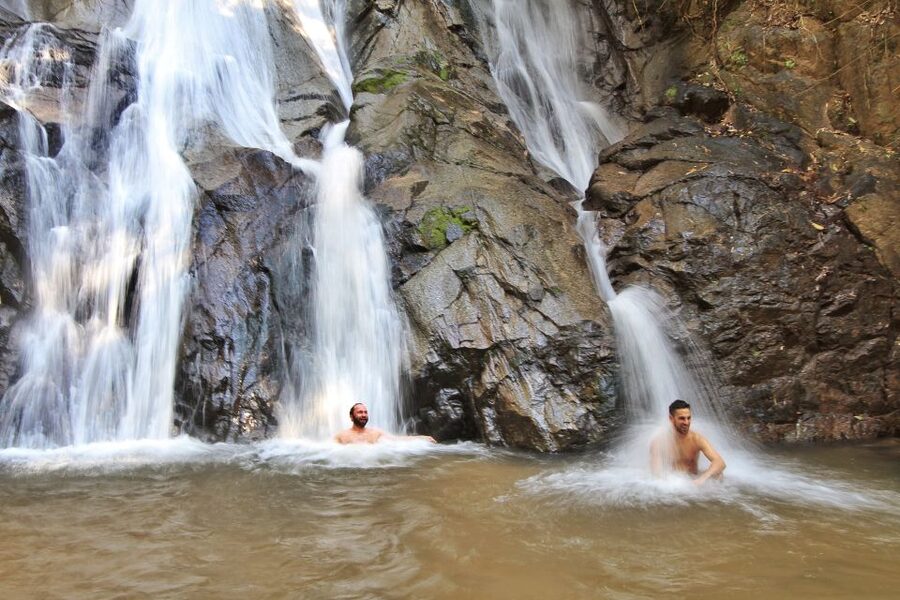 Chiang Mai: Guided Jungle and Waterfall Trek with Transfer - The 10-meter waterfall: the moment worth the hike
