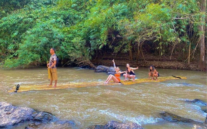 Chiang Mai: Jungle Trek, Elephants care & Bamboo Rafting - Jungle trek and waterfall swim plan: where the day earns its “adventure”
