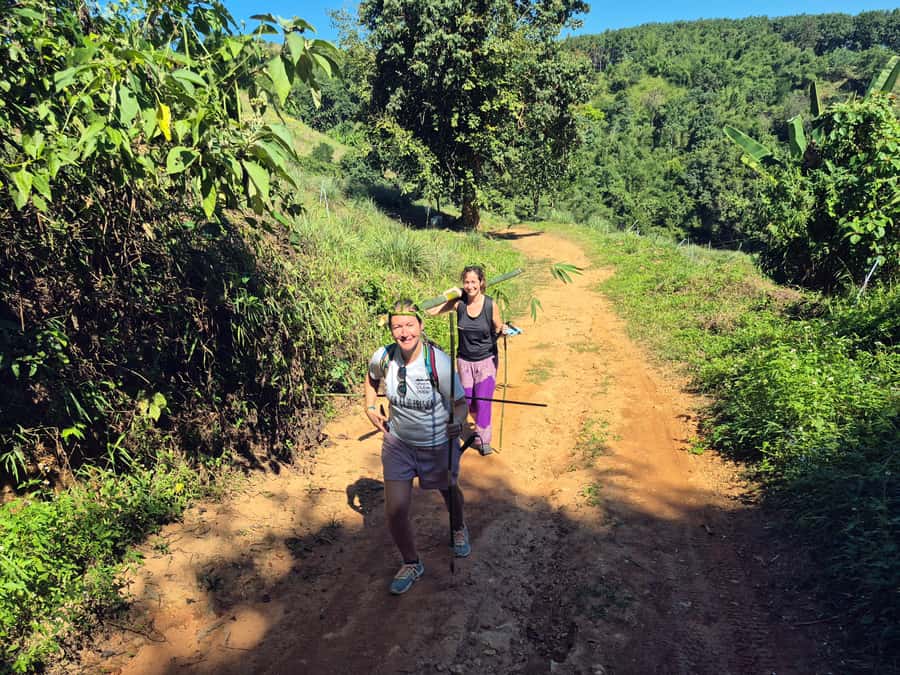 Chiang Rai Jungle Trek & Bamboo Tube Cooking Adventure - A Day of Tribes, Bamboo Cooking, Waterfall Cool-Down, and Pasoet Soaking
