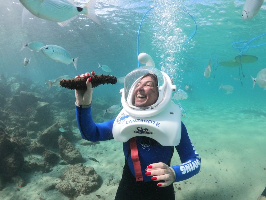 Costa Teguise : Underwater Sea Trek Experience - Language Support: Easy Instructions Reduce Anxiety