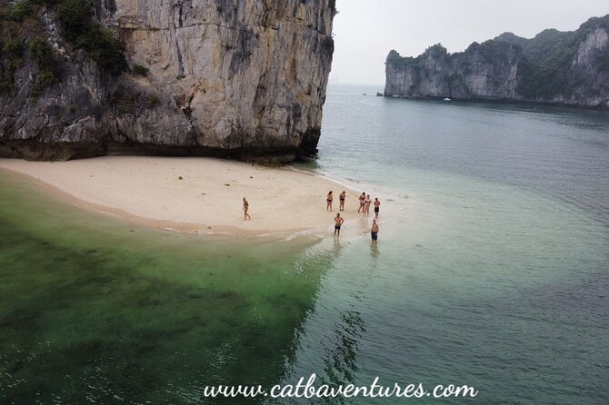 Cruising- Kayaking- Cycling- Trekking 3D/2N from Cat Ba in less tourist areas. - Day 3: Tien Ong Cave and Cong Tau lagoon’s less-touristy feel