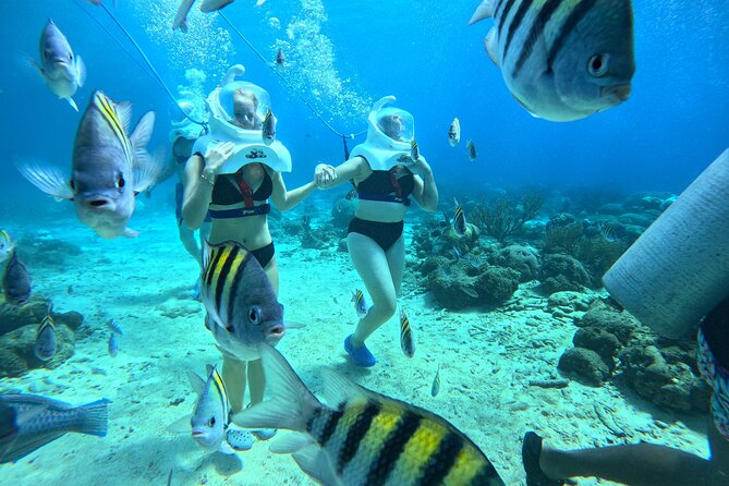 Curacao Sea Trek Snuba Combo Walk Tour and Dive the Ocean - Locker, water shoes, and the gear that keeps things easy