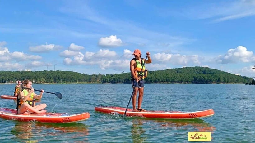 Da Lat : TREKKING PINHAT - SUP/ KAYAK AT TUYEN LAM LAKE - A 6-Hour Combo: Pinhatt Summit Trek plus SUP on Tuyen Lam