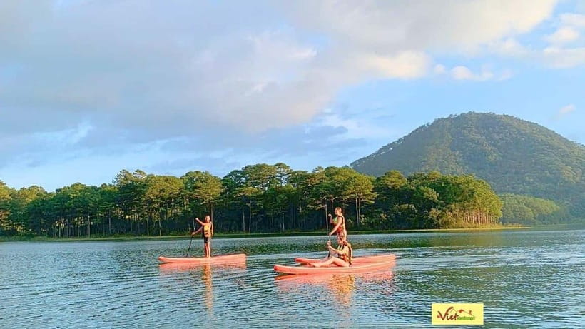 Da Lat : TREKKING PINHAT - SUP/ KAYAK AT TUYEN LAM LAKE - Your Guide Matters: English Support and Real Hiking Gear