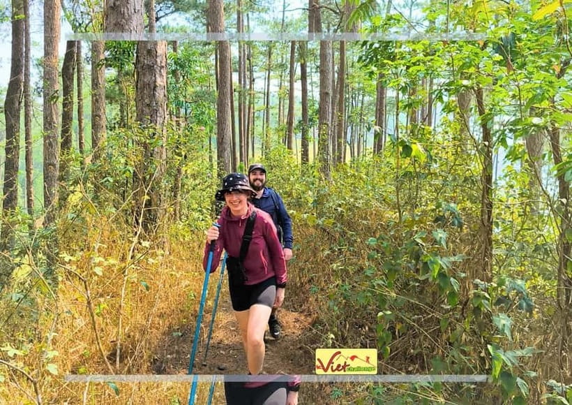Da Lat : TREKKING PINHAT - SUP/ KAYAK AT TUYEN LAM LAKE - Morning Pickup and The Trail Toward Pinhatt Peak