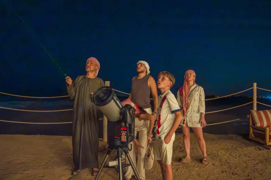 Dubai: Evening Camel Trekking & Dinner at Al Marmoom Oasis - Al Marmoom at night: camel time that feels human-sized