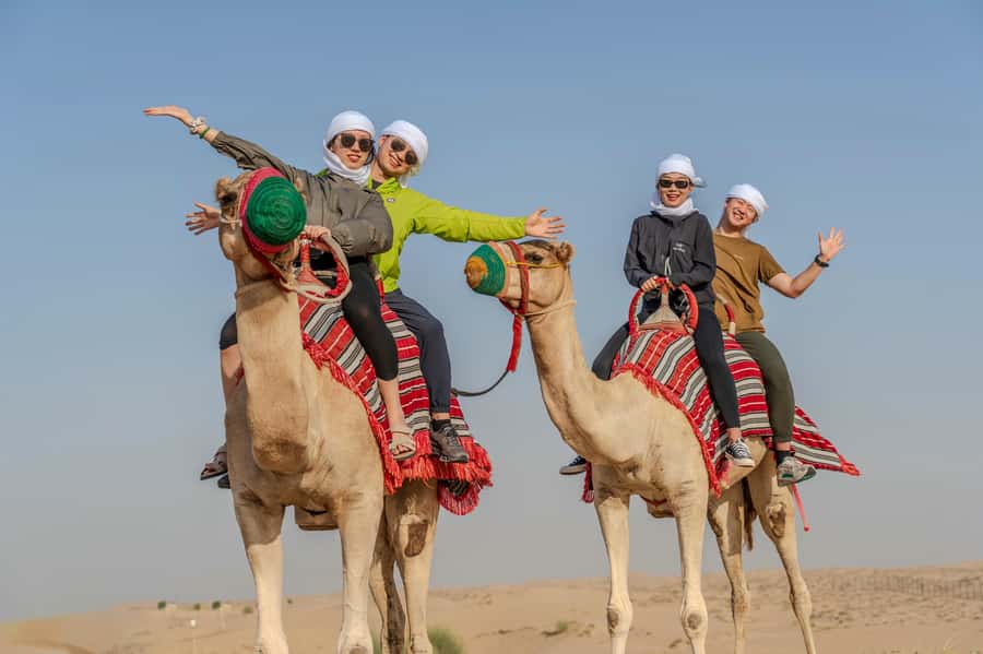 Dubai: Half-Day Camel Trekking with Al Marmoom Breakfast - Camel caravan time: calm, scenic, and built for photos