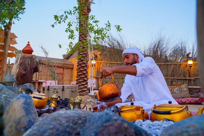 Dubai: Sunset Camel Trek, Al Khayma Camp, Stargazing & BBQ - Al Khayma Desert Camp: Bedouin-Style Snacks and Optional Extras