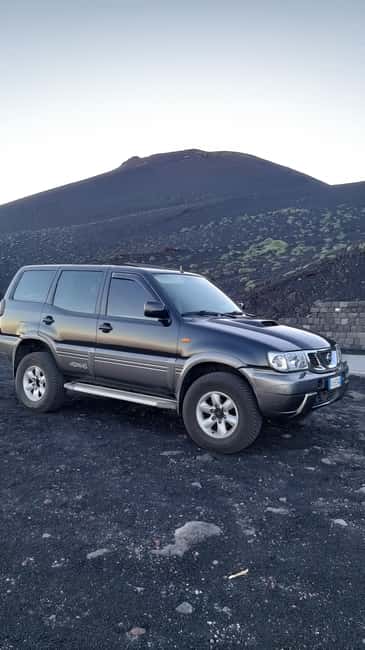Etna: Jeep excursion and trekking suitable for everyone. Shoes and jacket provided free of charge. - A 2-km off-road push to the last major eruption zone