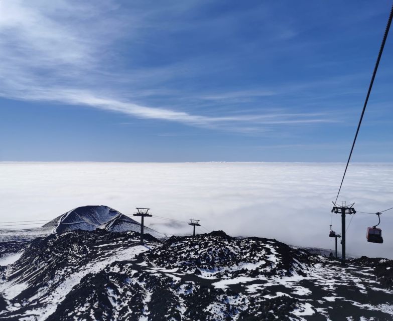 Etna South: High Altitude Winter Trek with an Alpine Guide - Etna’s cone from 2001 eruption + summit crater from a safe distance